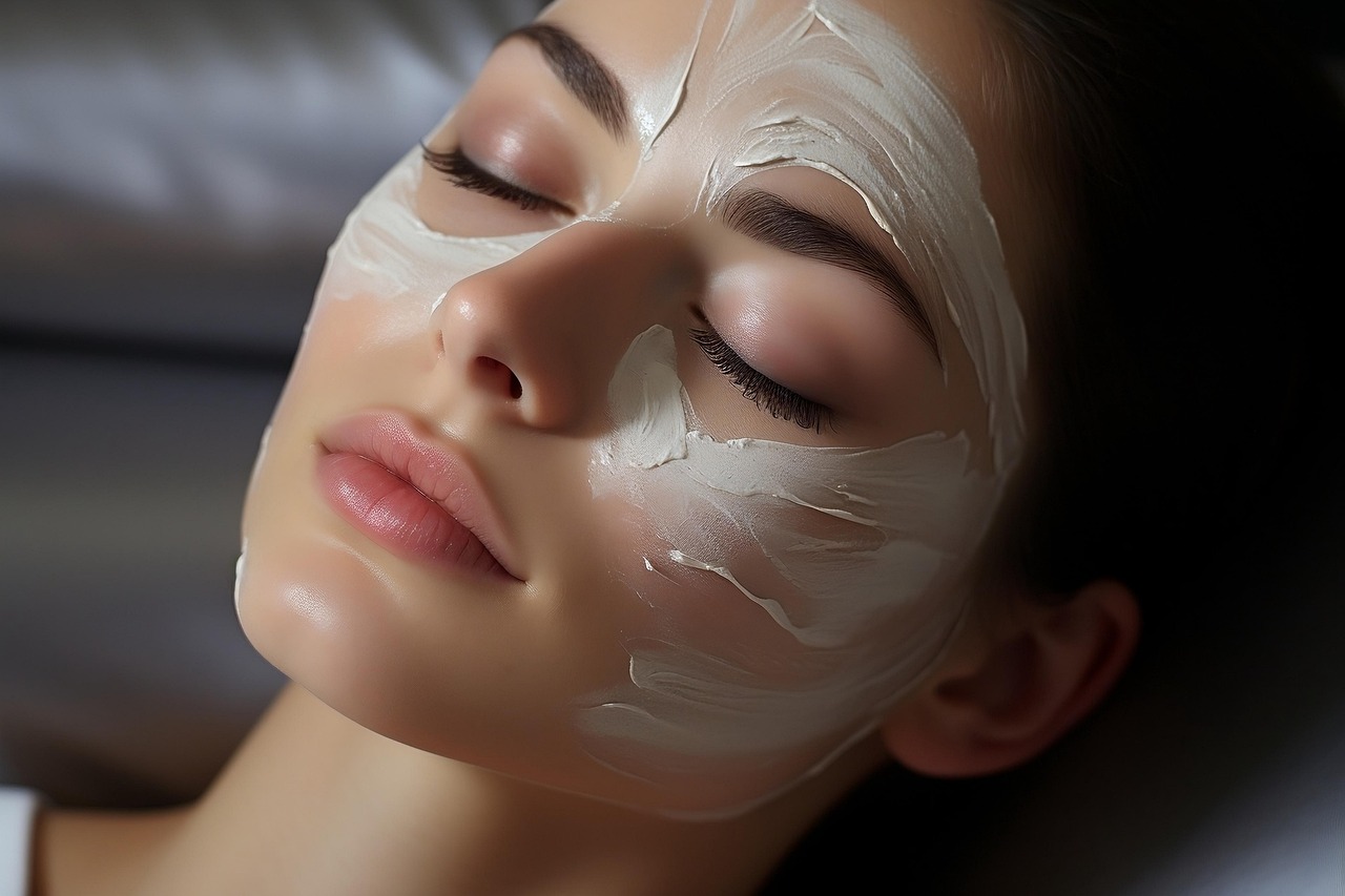 Skin after a premium facial